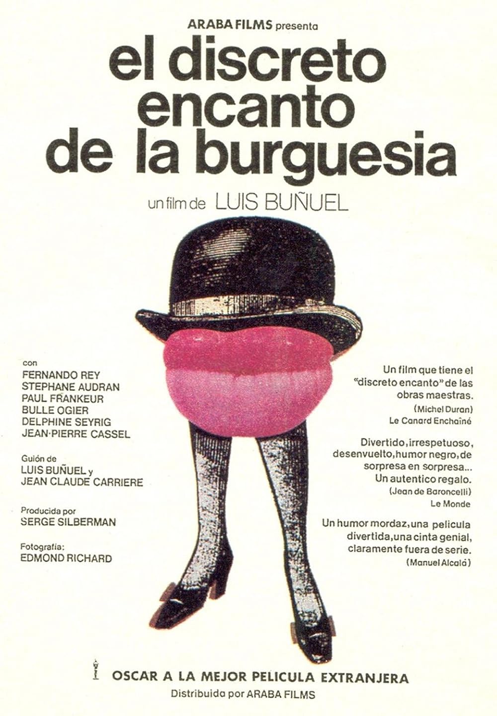 Buñuel sobre su película “El discreto encanto de la burguesía”